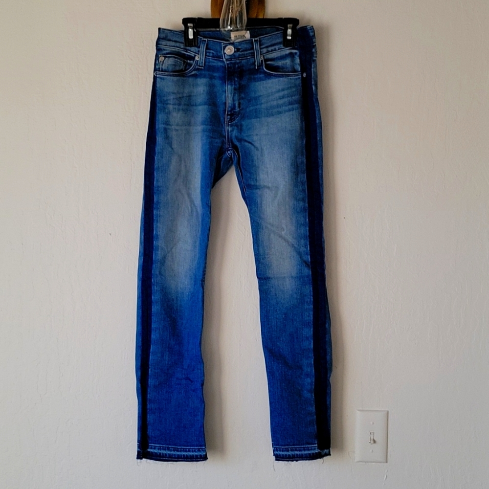 Hudson two tone stretchy jean